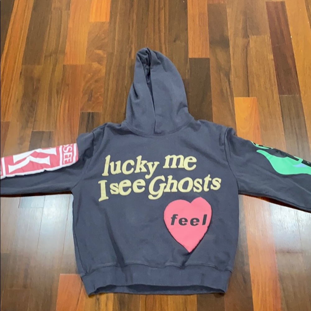 •KANYE WEST LUCKY ME I SEE GHOSTS SWEATSHIRT•
